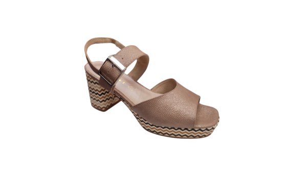 7283 SANDALIA PIEL TACÓN - Imagen 2