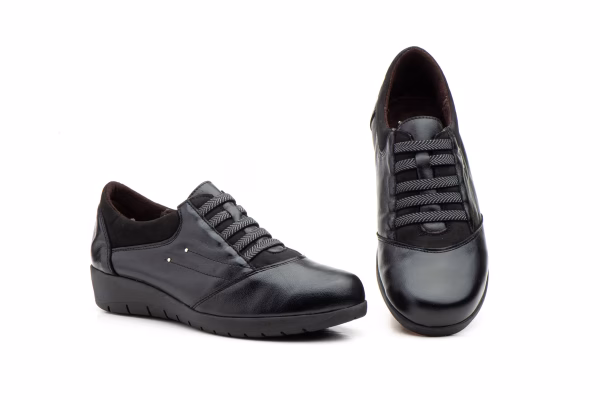 5567 negro1 5567 Zapato piel casual